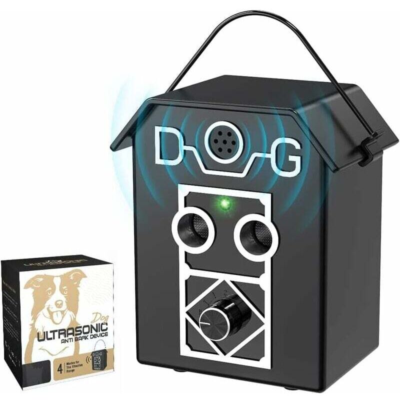 Trimec - Anti Aboiement Chien, Ultrasons Anti aboiement, Automatique Anti-Aboiement Chien Dispositif Étanche avec 3 Modes pour Les Petits Moyens et