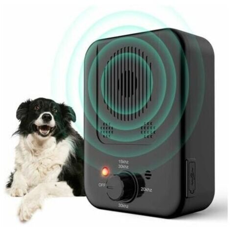 Anti Aboiement Chien, Ultrasons Anti aboiement, Automatique Anti-Aboiement Chien Ultrason Dispositif Étanche pour Les Petits et Grands Chiens