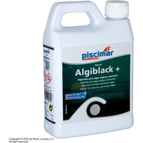 Anti-algues 1 litre Algiblack Piscimar