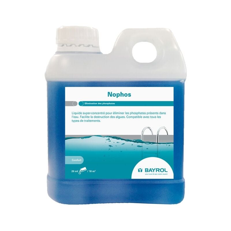 Nophos - Anti-phosphates Liquide super-concentré 1L - Bayrol