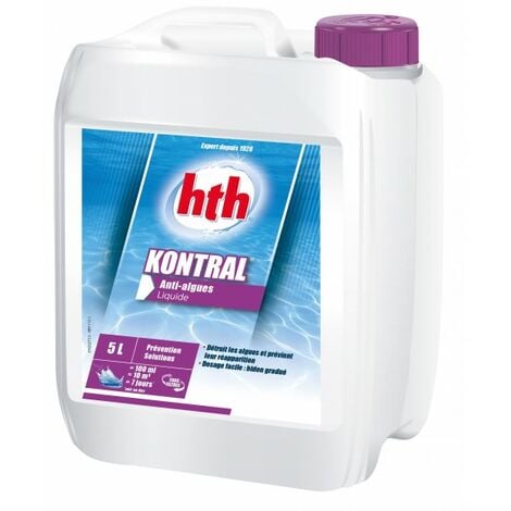 Anti-algues piscine hth KONTRAL - 5 litres - 5 litres