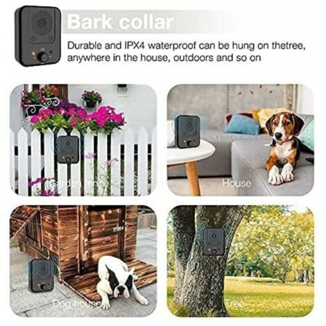 Anti-Bell-Hund, Ultraschall-Anti-Bell-Gerät, automatisches Anti-Bell-Hunde-Ultraschallgerät, wasserdicht für kleine und große Hunde