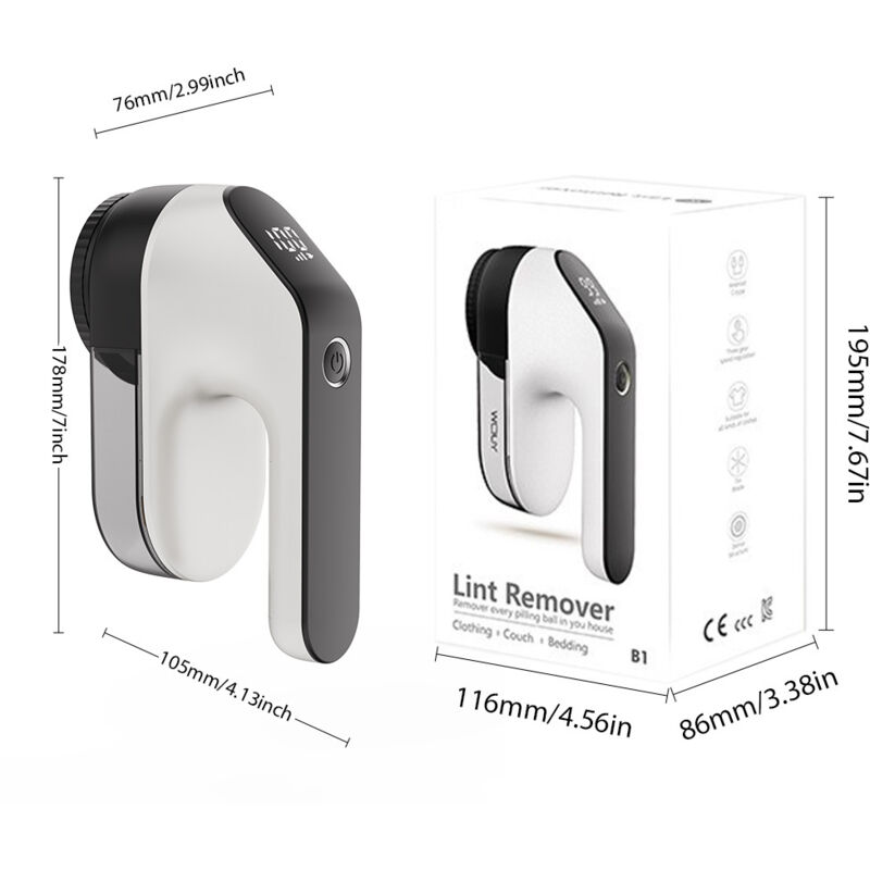 Anti-Bouloche Électrique, Machine Anti Peluche Rechargeable pour Vêtement, Anti Bouloche Vetement, Rasoir de Peluches Puissant et Efficace pour Les