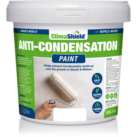 Anti-Condensation Paint - BRILLIANT WHITE - 2.5 Litres