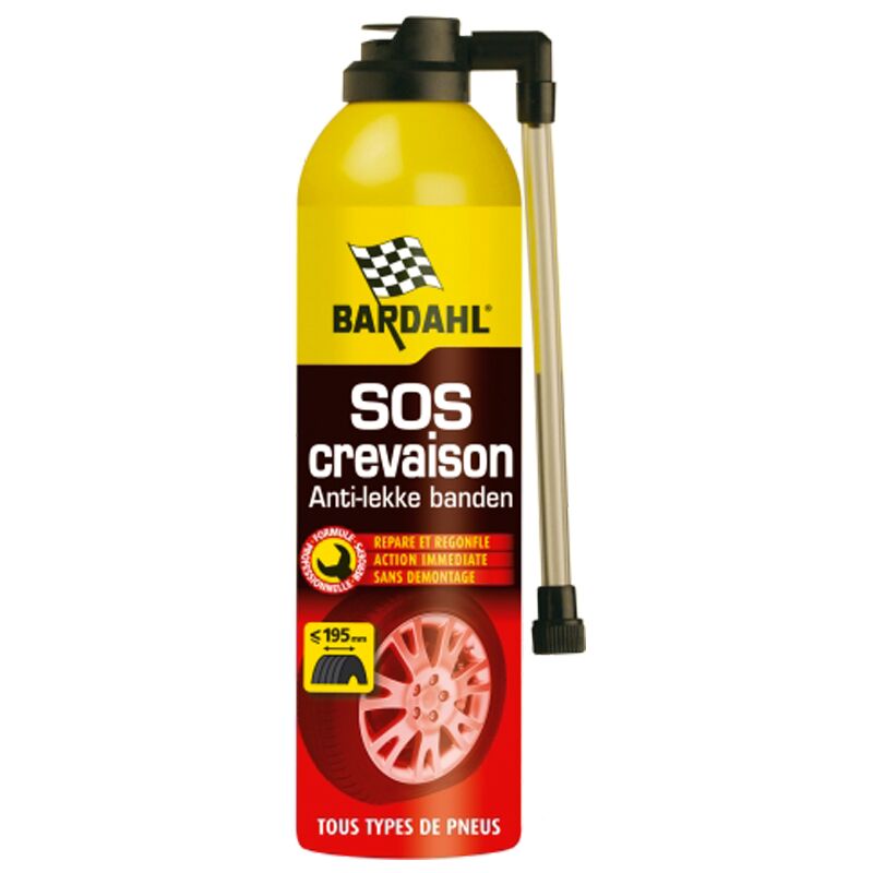 Bombe Anti-Crevaison Bardahl - Réparation Rapide et Efficace 500ml