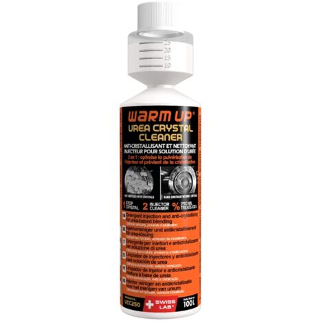 Anti-cristallisant injecteur Adblue 250ml – Évite la cristallisation – Pour véhicules légers et poids lourds – Dosage 25ml pour 10 litres – Warmup