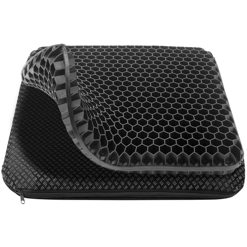 Anti escarres,Coussin Chaise Bureau,Coussin Gel - Soulage la Pression et Prévient Les Escarres, Idéal pour Voiture, Bureau et Fauteuil Roulant(42 x