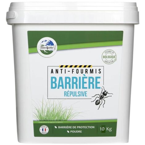 Anti-Fourmis - Poudre Barrière Répulsive - Prêt à l'emploi - Seau 10 Kg
