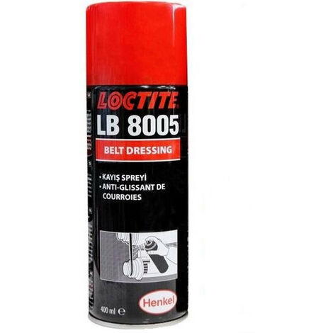 Anti glissant adherant anti patinage courroie professionnel loctite 8005 400 ml