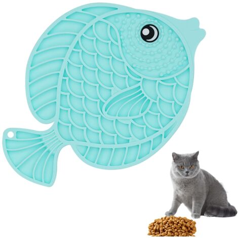 Anti-Glutton Dog Bowl, Dog Lick Mat with Powerful Suction Cups, Silicone Dog Choking Prevention Bowl (Green)
