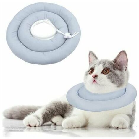 Anti Léchage Collerette Chat Anti Grattage Lavablecollier De Récupération Chien Chat Collerette Chien Ajustable Convient Aux Chats Et Petits Chiens (S), Ensoleillé
