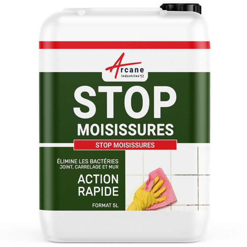 Arcane Industries - Anti moisissure mur salle de bain produit nettoyant - 5 l