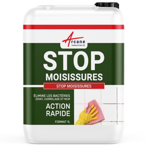 Anti moisissure mur salle de bain produit nettoyant - 1 L  - ARCANE INDUSTRIES