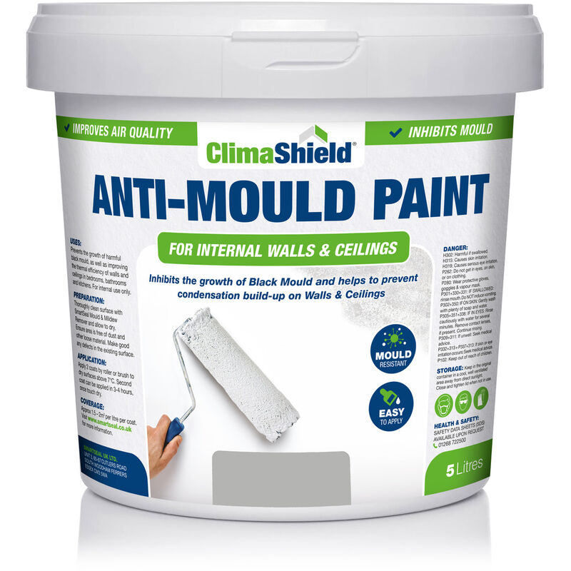 Smartseal - Anti-Mould Paint - pale slate - pale slate