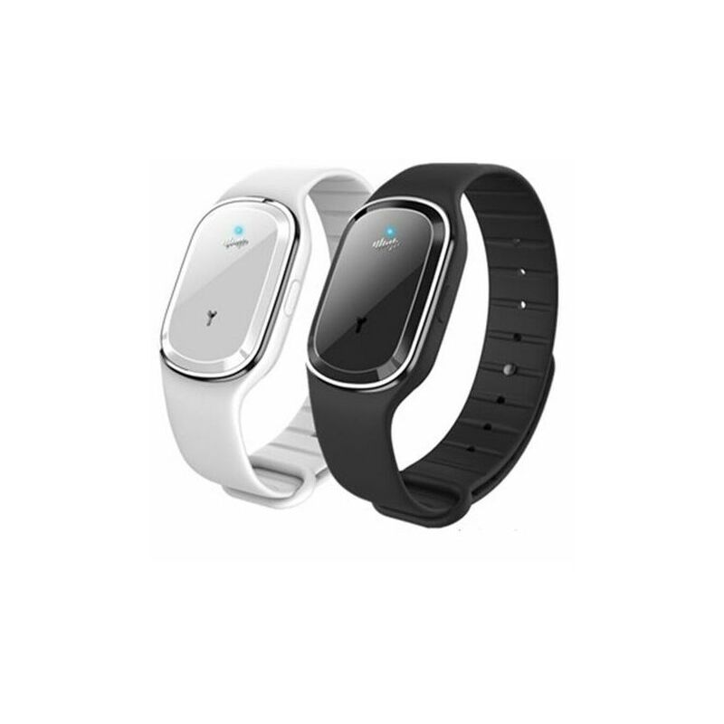 Anti-Moustiques À Ultrasons Bracelet Anti-Moustiques Pour Lot De 2 Montres-Bracelets Enfants Adultes Rechargeables Par Usb