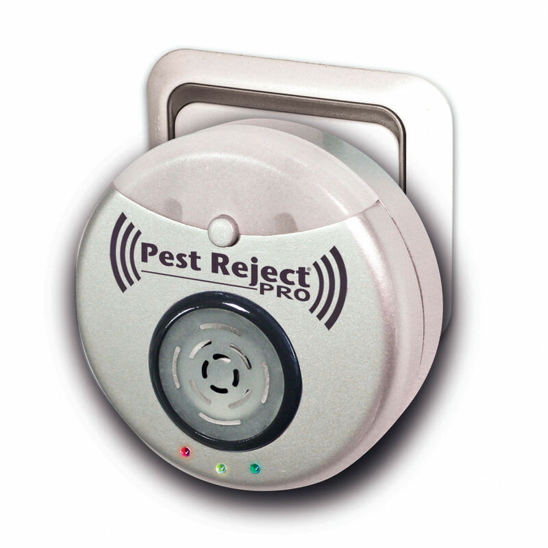 Venteo - Pest Reject Pro Repulse power Répulsif nuisibles - Ultrasons et électromagnétisme - Couleur gris - Couverture de votre maison de 200m²