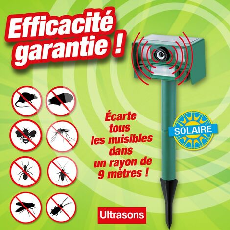Répulsif Anti-nuisible À Ultrasons Rechargeables Pour Les Animaux De  Compagnie Petrep à Prix Carrefour