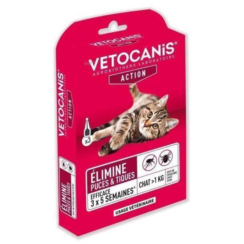 Vetocanis Pipette Spot On, Antipulci E Antitici Per Gatti