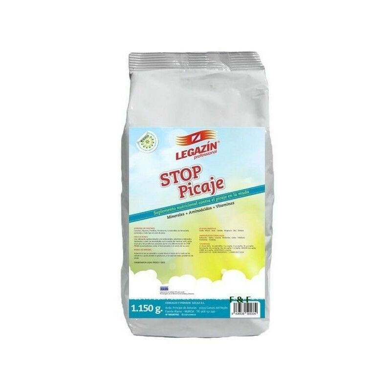 

anti picaje para aves STOP PICAJE polvo 1150 gr - Legazin