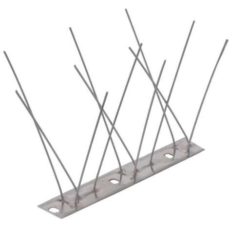 Anti Piccione Peak - Acciaio inox - 1mx2,5cmx11cm - 06072
