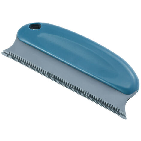 Anti-Poils Brosse,Peigne pour Animaux de Compagnie 2 in 1 - Brosse de Nettoyage réutilisable pour Chien, Chat, Vêtements, Coussin, Canapé, Voiture, Lit(Bleu marine)