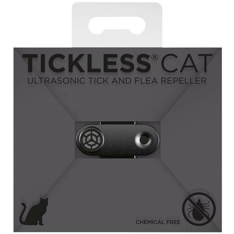 Tickless - Cat Cat01BL à ultrason Anti-puces (l x l x h) 38 x 16.5 x 15.6 mm noir 1 pc(s) Q585312