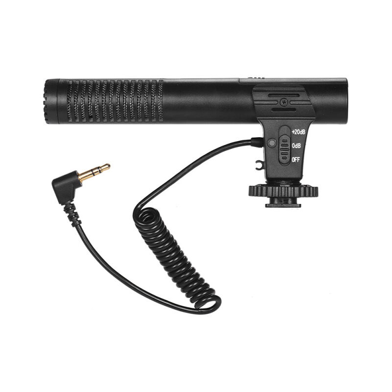 Microphone d'enregistrement vidéo super cardioïde pour appareil photo, mini micro pour photographie, interview, vlogging, pour appareil photo reflex