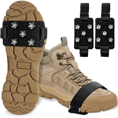 Anti Rutsch Schuhspikes Ice Grips Steigeisen leichte EIS, Anti-Rutsch Schuhspikes, Spikes für Schuhe Schuhkrallen Schnee EIS Spikes Sohle Wandern für Hiking Walking Winter