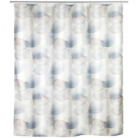 Anti-Schimmel-Duschvorhang NAVAN, 180 x 200 cm, Kunststoff, WENKO