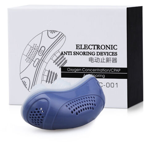 【Anti-Schnarch-Gerät】 Elektrisches, intelligentes Anti-Schnarch-Gerät für besseren Schlaf, Material: ABS & Silikon, kompakte Größe: 60 mm, antiallergisch, Nasendilatator-Technologie.