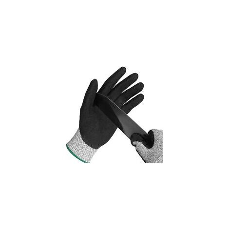 Anti-Schnitt-Handschuh, Austernhandschuh Level 5 Schutz aus Edelstahl-Drahtgeflecht, geeignet für Arbeitshandschuhe zum Austernschneiden, Fleischschneiden, Gartenarbeiten und Schnitzen (XL)