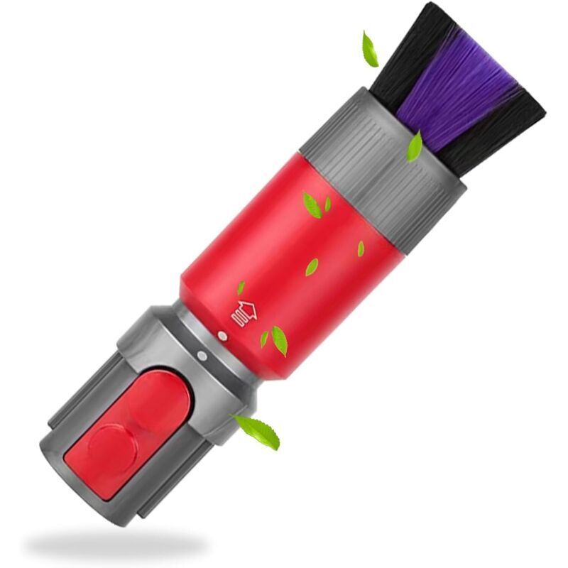 Anti-slip brush for Dyson, Vacuum cleaner brush for Dyson V11 V12 V15 Detect V10 V8 and V7, Efficient soft bristle dust brush for Dyson, Dust brush