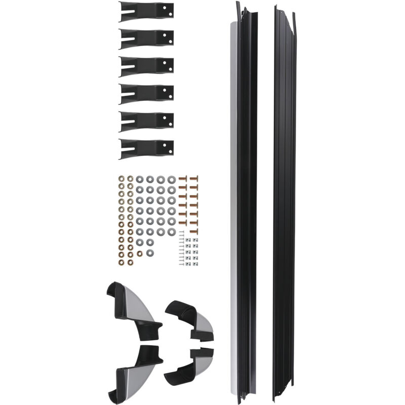 Anti-Slip Running Boards Nerf Bars for Nissan Navara NP300 D23 2016+ Aluminum