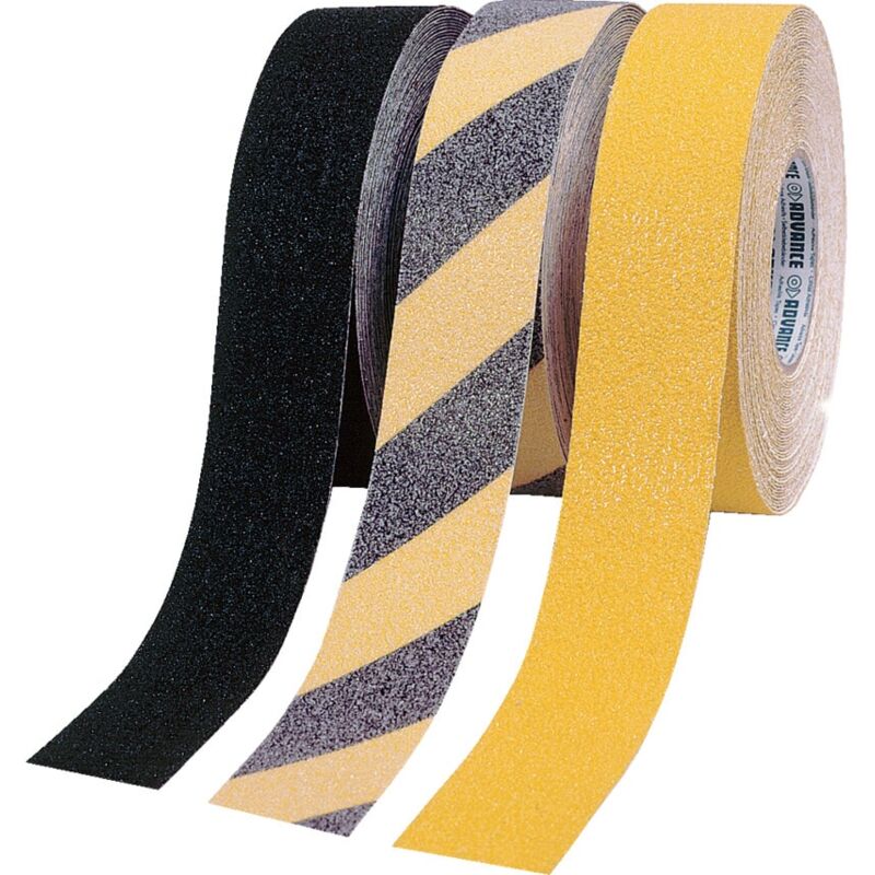 AT2000 50mm x 18m Black/Yellow Anti Slip Tape - Black Yellow - Advance