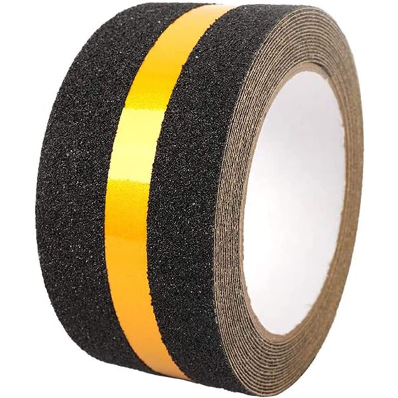 Memkey - Anti Slip Tape with Reflective Strip, Non Slip Reflective Safety Tape for Stair Treads - Heavy Duty Traction Tape to Prevent Slips and Falls