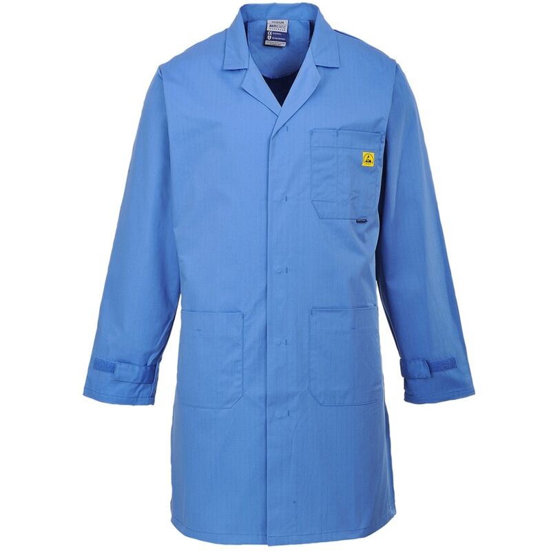 Camice Da Lavoro Blu Antistatico Esd Celeste m