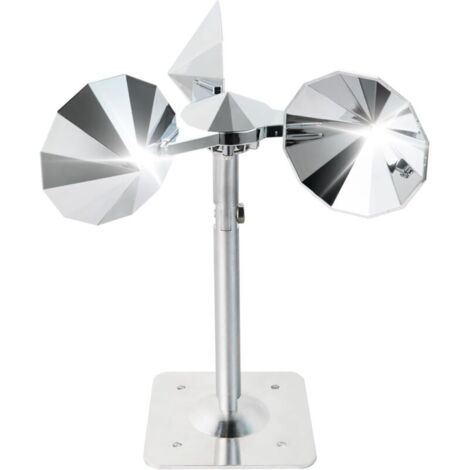 Anti-Tauben, Vogelscheuche für Balkon, 360°-Reflexion, Taubenabwehr mit Aluminiumsockel, Taubenschreck für Garten, Dach, Balkon