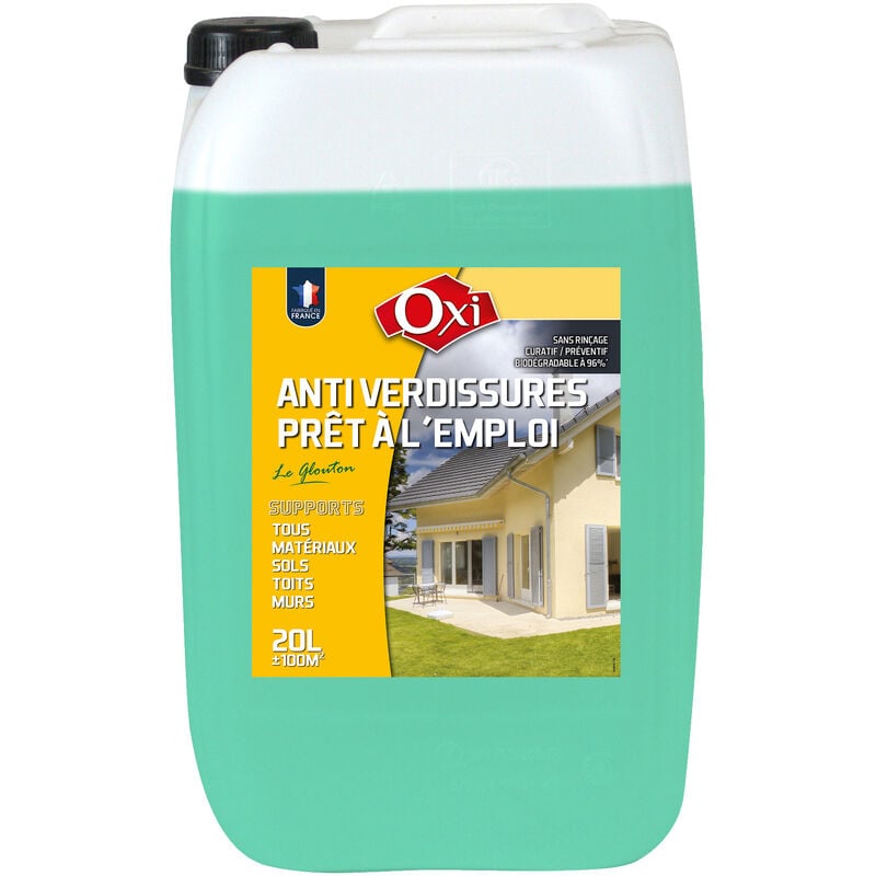 Anti verdissures prêt à l'emploi OXI le glouton 20 litres