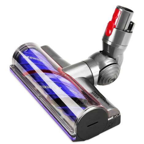 Anti-Verwicklungs Bodenbürste Kompatibel mit Dyson V7 V8 V10 V11 V15 Staubsauger, Ersatzteile Bürstenkopf mit Direktantrieb, für Hartboden und Teppiche