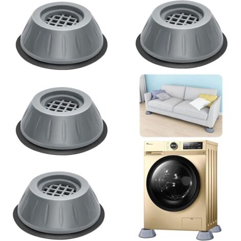 Anti-Vibration Pads, 4 Pieces, Rubber Washing Machine Feet, Washing Machine Feet, Anti-Vibration Pads for Washing Machines and Dryers