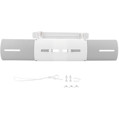Anti wind Shield Air Conditioning Wind Shield Retractable Windshield Deflector Grey