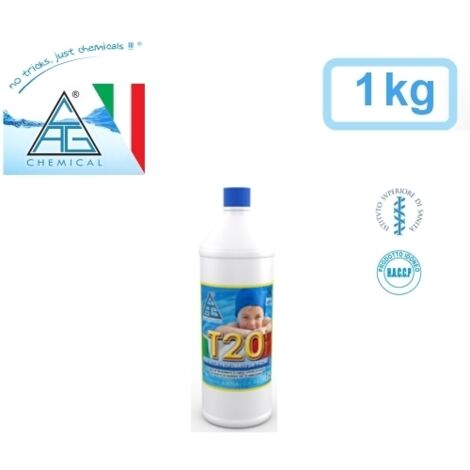Antialghe / Alghicida concentrato e profumato per piscina / piscine con effetto schiarente 1kg C.A.G Chemical - T20