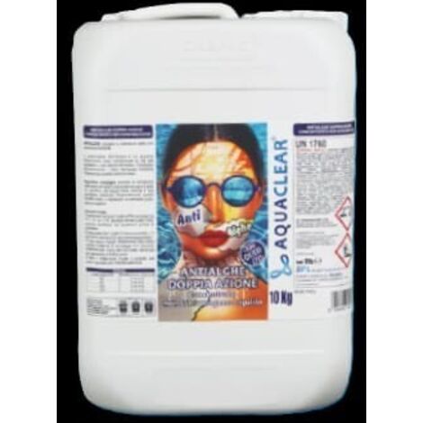 Antialghe blu concentrato doppia azione 10 KG non schiumogeno