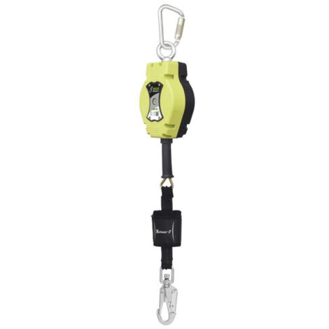 Anticaída retráctil de 7 m y 10 m para uso vertical y horizontal resistencia 12 kN cable HELIXON-S KRATOS SAFETY                                             10 m