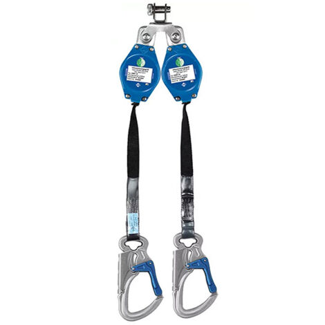 Antichute à rappel automatique à sangle double 1.80m - B0IK-A0157