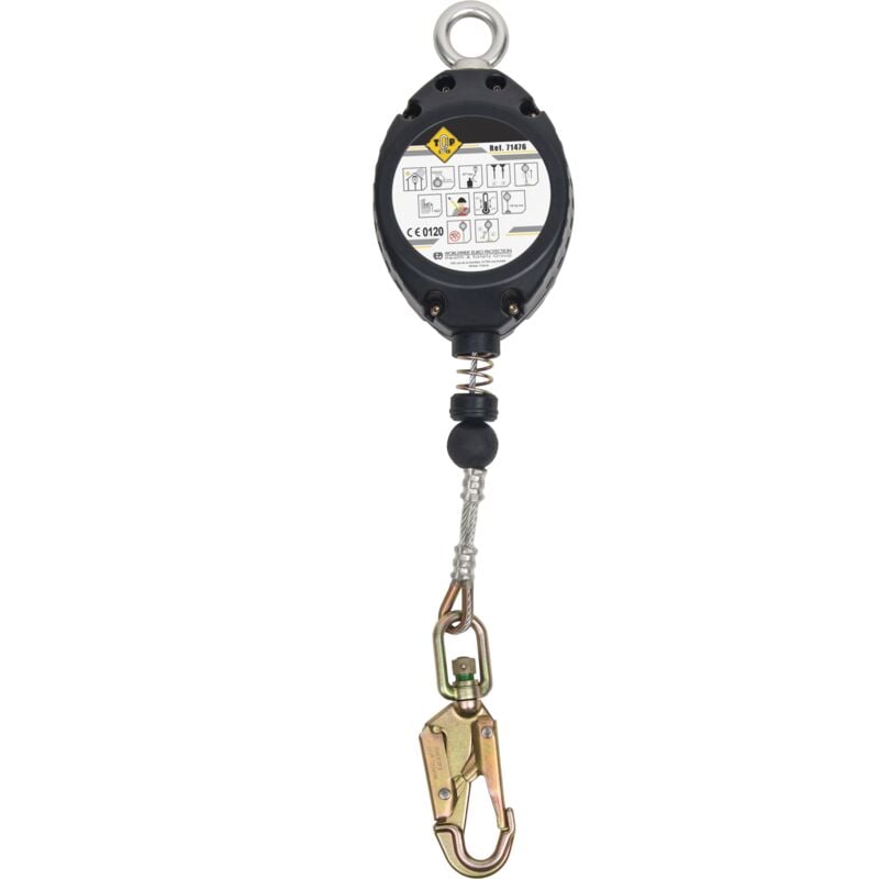 Antichute à rappel automatique câble 6 m zonda - EN360