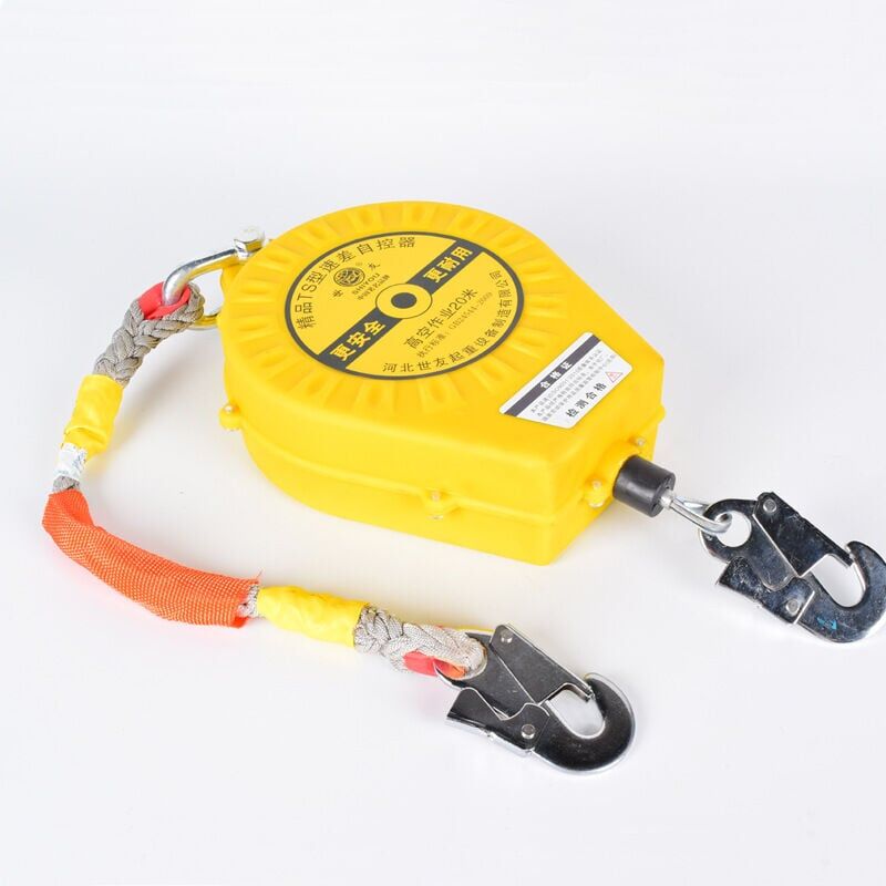 Antichute a Rappel Automatique, Dispositif Anti-Chute Rétractable pour Connecter Harnais de Securite, 10M
