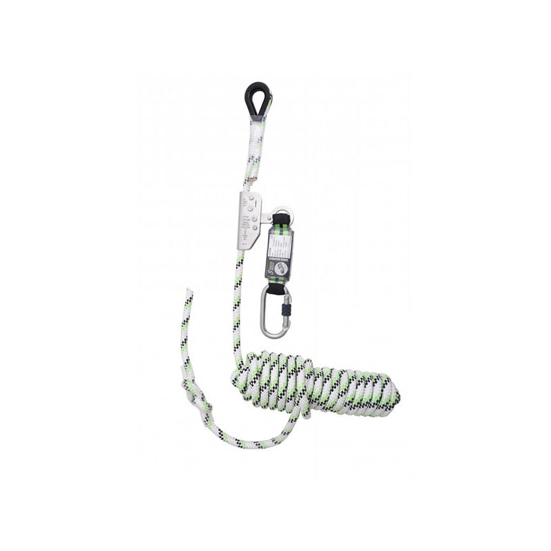 Antichute coulissant sur corde tressée avec absorbeur d'énergie - 10 m - FA2010210