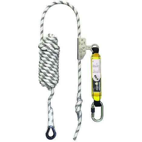 Antichute mobile sur corde d 12 mm long 10 m avec absorbeur LEVAC - 3803A100