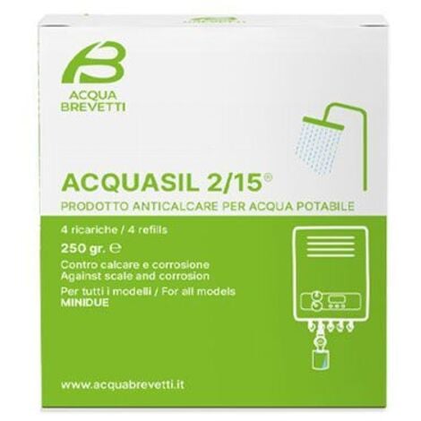 Anticorrosivo Antincrostante Acqua Brevetti AcquaSIL 2/15 4 Sacche Usa e Getta da 250GR - PC100